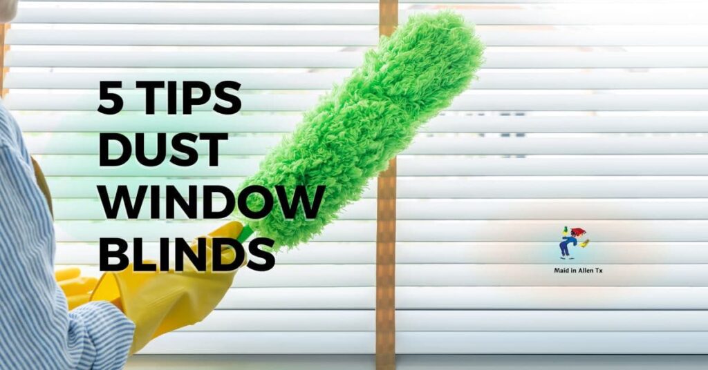 how to clean mini blinds easily