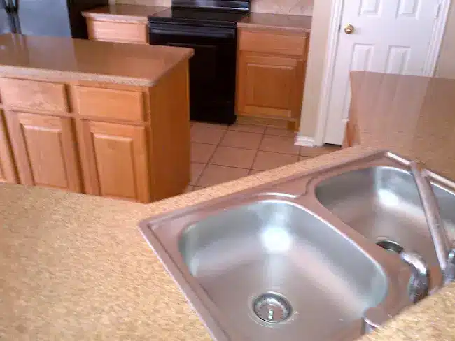 Move out sink cleaning