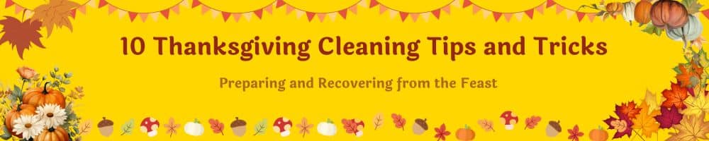 10 Thanksgiving Cleaning Tips 