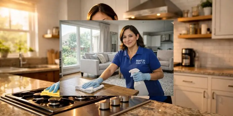 Clean kitchen reset for Allen TX homes