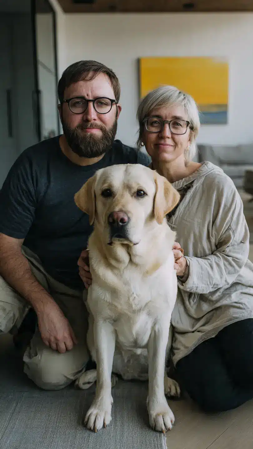 Happy Allen TX pet owners with clean home